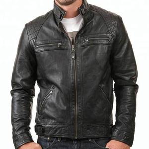 Chaqueta Bomber de Cuero Genuino Hecha a Medida al Mejor Precio, Cuello Redondo, Tela de Lona, Resistente al Viento, Ecológica, Camuflaje, Primavera, para Hombre - Product Image 3