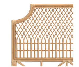 หัวเตียงหวายคลาสสิก, สีธรรมชาติ, หัวเตียงหวายธรรมชาติ, งานฝีมือในเวียดนาม, หมวก Minh - Product Image 3