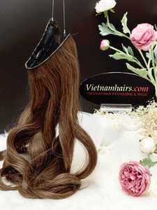 2025 vente chaude de haute qualité 100% brut Vietnam Extensions de cheveux vietnamiens pour Halo cuticule vague Curl Remy cheveux faisceau droit - Product Image 2