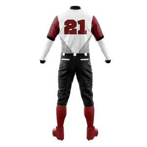 Uniforme de béisbol para hombre hecho a medida recién llegado, conjunto de equipo deportivo en color personalizado, diseño propio, servicio OEM, precio barato, Moq bajo 2025 - Product Image 3