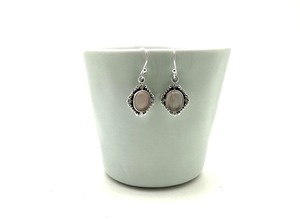 Boho Style 925 Sterling Silver Rose Quartz Gemstone Boucles D'oreilles Bijoux À La Main Boucles D'oreilles En Argent Bijoux Pour Femmes Cadeau De Mariage Pour - Product Image 3