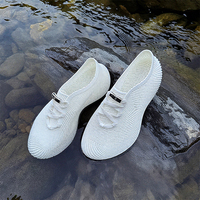 Zapatillas de deporte elásticas impresas en 3D innovadoras personalizadas, transpirables y ligeras para montar a diario