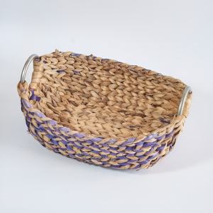 Paniers en jacinthe d'eau pour le rangement et l'organisation du linge, disponibles en différentes tailles, vente en gros - Product Image 1