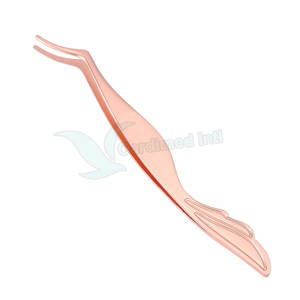 Pinces à cils en acier inoxydable de qualité supérieure en gros avec pointe arrondie, garantie de 3 ans, options personnalisables au meilleur prix - Product Image 1