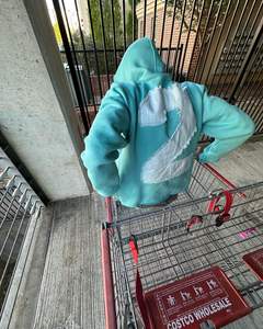 Sudadera con capucha y pantalones de chándal bordados desgastados con parche de Streetwear, conjunto de chándal unisex de gran tamaño - Product Image 6