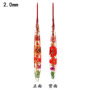 Ganchos de ganchillo de resina Aguja de ganchillo ergonómica duradera Agujas de tejer a mano con mango suave de 0,5-2,75 MM - Product Image 3