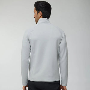 2025-26 dernier sweat avec demi fermeture éclair à manches longues col montant pull sweat lourd pour hommes en gros - Product Image 3