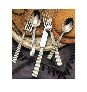 Ensemble de couverts en acier miroir dîner de mariage royal couverts en métal couleur argent fourchettes usage domestique 30 pièces disponibles - Product Image 3