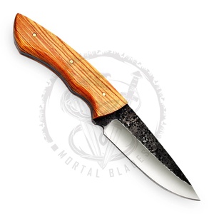 Lưỡi Dao Sinh Tử Lưỡi Dao Săn Bằng Thép Carbon Cao Thủ Công Tùy Chỉnh Lưỡi Cố Định Cán Gỗ Dao Cắm Trại - Product Image 3