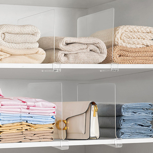 Warehouse Acrylic Closet Purse <strong>Divider</strong> Handbags <strong>Shelf</strong> <strong>Dividers</strong> for Storing Clothes - Product Image 5