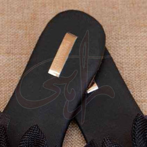 Faux Leather & Raw Silk Women <b>Slide</b> for Anti-Slippery Printed Fashion Design Comfortable Durable All Seasons - Product Image 5