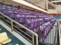 Système de sièges de stade pliants fixes Avant Sports pour sites sportifs, gradins en béton permanents, sièges de stade rabattables en HDPE