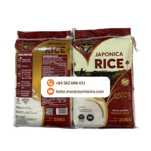 Riz à sushi japonais Japonica, grain court, nourriture japonaise en gros, 18 kg, 25 kg, sac BOPP, 5% de brisures, prix bas, export |   0084 362 688 431 Helen - Product Image 2