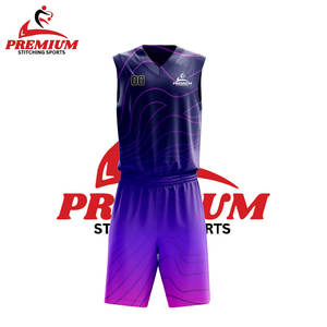 Conjuntos de uniformes de baloncesto de malla transpirable con bolsillos Jerseys de baloncesto americano de secado rápido de nuevo diseño para adultos y niños - Product Image 6