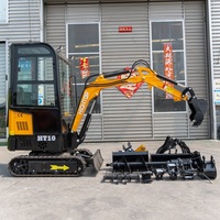 Excavatrice sur chenilles spéciale verger de 1 tonne avec moteur Briggs & Stratton, haute garde au sol et haute efficacité opérationnelle pour la plantation d'arbres