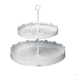 Soporte de servidor de pastel de taza de Metal decorativo multifuncional para fiesta de aniversario de boda decoración de vajilla de lujo para hoteles y restaurantes - Product Image 4