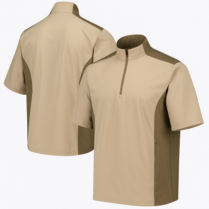 Custom OEM <b>Men's</b> Breathable Quick-Dry Quilted <b>Jacket</b> for Technology Stand Collar Zipper Pockets for <b>Summer</b> Sublimation - Product Image 4