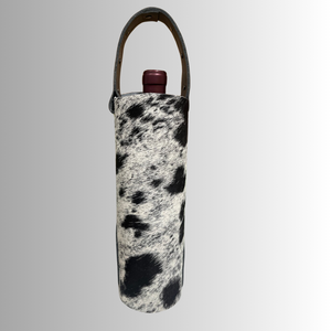 Sac à vin simple résistant à l'eau isolé en cuir de vachette de luxe de qualité supérieure fabriqué à la main pour des cadeaux et des voyages élégants - Product Image 1