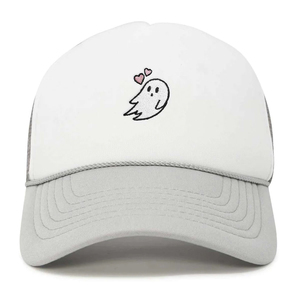 Casquette de camionneur en maille à 5 panneaux avec logo personnalisé Casquette de camionneur 100% coton, respirante et imperméable, brodée sur mesure pour l'extérieur et l'équipe - Product Image 3