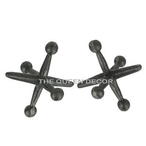 Sujetalibros decorativos de metal de aluminio con diseño de flores doradas súper elegantes Juego de 2 superventas Alto bajo demanda - Product Image 4