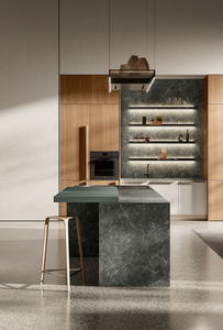 JY Project - Gabinetes de Cocina Modulares de Lujo Personalizados, Estilo Europeo Moderno, de Madera Ecológica, Conjuntos Completos, Estantes Ajustables - Product Image 6