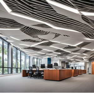 Phong cách hiện đại vách ngăn gạch Trần không thấm nước PVC lưới kim loại cho Trang chủ khách sạn phòng tắm trang trí - Product Image 2