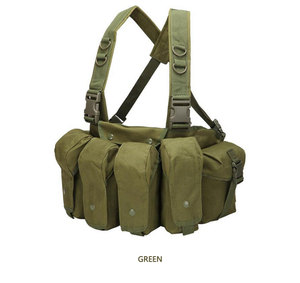 VT-1071 Yakeda Jacht En Outdoor Training Tactisch Vest Molle <span class=keywords><strong>6</strong></span> <span class=keywords><strong>Mag</strong></span> Zakjes En Holster Duty Borst Tuig Voor Persoonlijke Verdediging - Product Image 3