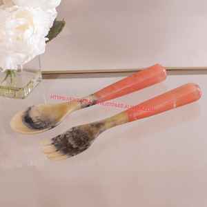 Ensalada de resina y juegos de tenedores Cuerno Resina Aqua Remolino capaz de ser utilizado en cocina y hotel - Product Image 3