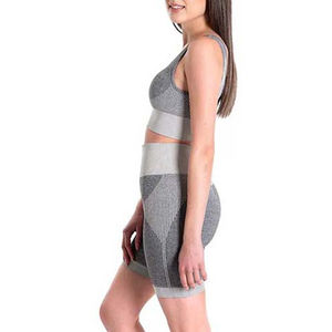 2024 automne femmes Fitness sport salle de sport à manches courtes vêtements de sport ensembles d'entraînement femmes Yoga ensembles courts - Product Image 3