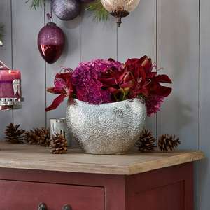 Florero Moderno con Acabado Plateado para Mesa, Decoración del Hogar, Decoración de Bodas, Diseño Abstracto de Metal, Más Vendido - Product Image 5