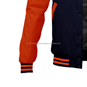 Everyday Custom <b>Varsity</b> <b>Jacket</b> Stand Collar Letterman Style Embroidery Decoration Front Logo Summer Casual Outerwear MCACVJ-94 - Product Image 6