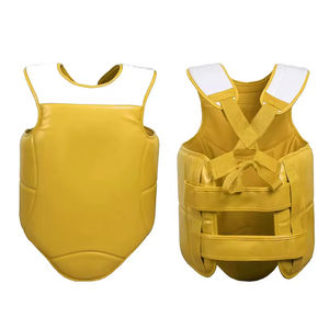 Protection Thoracique en Cuir de Haute Qualité pour Karaté et Boxe avec Options Personnalisables pour un Entraînement Confortable - Product Image 1