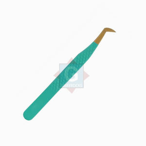 Pinzas para pestañas de la mejor calidad, instrumentos de belleza de acero inoxidable, herramientas de extensión de pestañas de etiqueta privada - Product Image 2