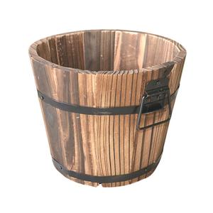 Diseño real de madera hecho a mano estilo elegante tallado a mano jarrón con patas antiguas para decoración maceta de madera para regalos y decoración - Product Image 1