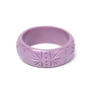 Brazaletes de resina multicolores personalizados al por mayor, pulseras en forma de corazón/Número/Flor, regalos de aniversario de boda a la moda - Product Image 1