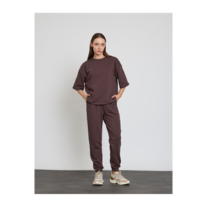 Blusa de algodón de corte holgado con un elemento de moda sencillo - Product Image 4