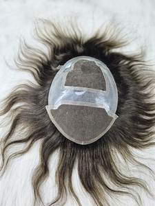 Prótesis Capilar Premium de Cabello Remy Indio para Hombre, Comodidad Durante Todo el Día, Estilos de Ondas Naturales y Lisos, Aspecto Natural y Elegante - Modelo SP - Product Image 3