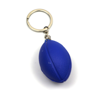 Fabricant coloré PU Mini Sports Rugby Ball porte-clés - Product Image 5