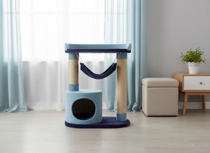 Casa para Gatos Heavenly Juno con Hamaca Acogedora y Relajante - Product Image 5