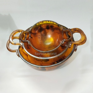 ชุดชามเต่าเรซิ่นปลอดสารพิษ 100% สำหรับอาหาร จำนวน 3 ใบ พร้อมหูจับถนัดมือ ผิวด้าน - Product Image 6