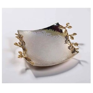 ชามใส่ผลไม้ทรงรีทำจากสแตนเลสสตีลรูปทรงค้อนที่สง่างามทันสมัยเหมาะสำหรับการตกแต่งเคาน์เตอร์ห้องครัวและโต๊ะรับประทานอาหาร - Product Image 5