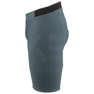Shorts de cyclisme pour hommes, couleur unie, anti-humidité, écologiques, respirants, en Spandex et Polyester 160g, longueur courte - Product Image 4