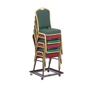 Luxury Sturdy <b>Frame</b> Flat <b>Bed</b> Chair Cart with Easy Grip Handle and Big Load Capacity Moving Rack for Banquet or Conference Room - Product Image 1