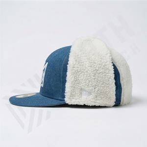 Casquettes personnalisées en tissu chaud avec fourrure, broderie, étiquette personnalisée, personnalisation de la taille, casquettes en gros, doublure douce, chapeaux coupe-vent - Product Image 3