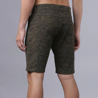 Pantalones Cortos Bermuda de Lona Sólida para Hombre, de Secado Rápido, Casuales, con Bolsillos, Cintura Media Elástica