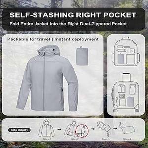 Servicio OEM Disponible, Chaqueta Impermeable para Hombre, Suministro de Fábrica, Chaqueta Transpirable para Lluvia, Cargada por Dress Sports - Product Image 6