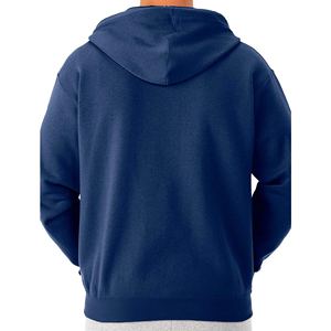 Sweat à capuche zippé pour homme, best-seller, en coton mélangé, qualité supérieure, séchage rapide, couleurs personnalisables, logo uni, teinture unie - Product Image 2