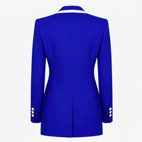 Blazer d'affaires à double boutonnage Zeta Phi Beta, veste de smoking pour femme, coupe moderne, revers en pointe, sur mesure, de qualité supérieure
