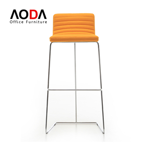Offre spéciale tabouret de bar haut avec dossier et pieds en métal chaises de bar pour <span class=keywords><strong>cuisine</strong></span> Lsland tabourets de bar chaise de comptoir Sillas Oficina - Product Image 3