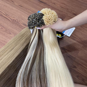 Venta al por mayor 100% Extensiones de cabello humano Cutícula saludable Cabello alineado Vietnamita Keraten Cabello de punta plana Longitud completa a todo color - Product Image 5